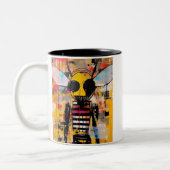 Bee ART Mug ツートーンマグカップ (左)