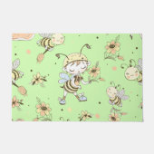 Bee Artwork ドアマット (正面)