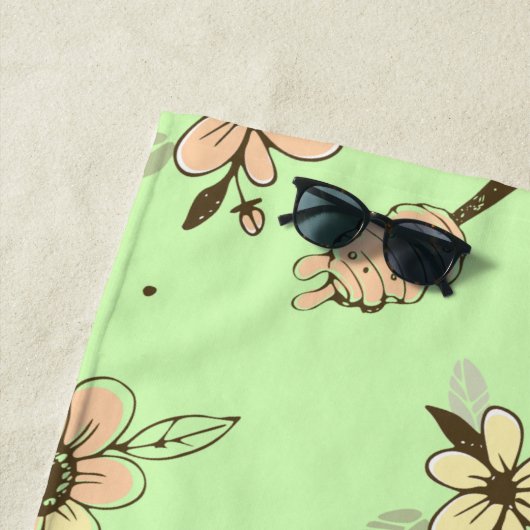 Bee Artwork ビーチタオル (インサイチュ)