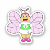 Bee asナースとFirst ait kit シール (正面)