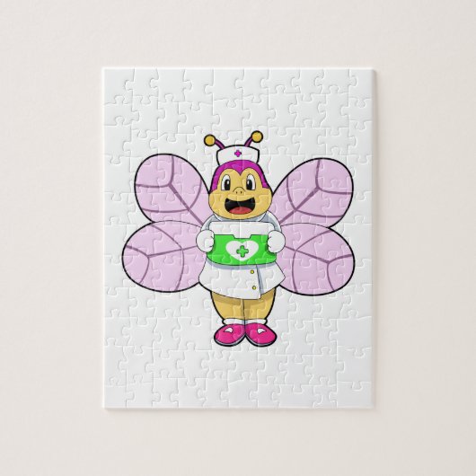 Bee asナースとFirst ait kit ジグソーパズル (縦)