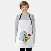 Bee asナースwithハート.PNG エプロン (着用した状態)