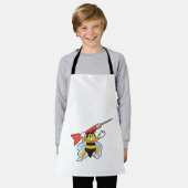 Bee at Darts with Dart.PNG エプロン (着用した状態)