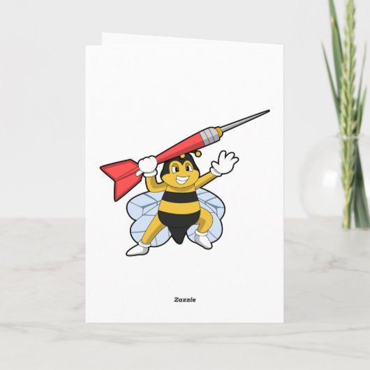 Bee at Darts with Dart.PNG カード (裏面)