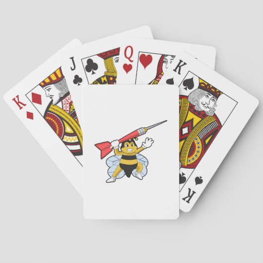 Bee at Darts with Dart.PNG トランプ (裏面)