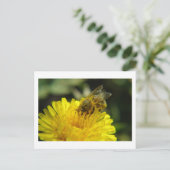 Bee at Workはがき ポストカード (スタンド正面)