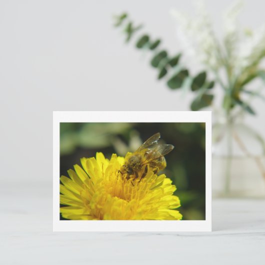 Bee at Workはがき ポストカード (スタンド正面)