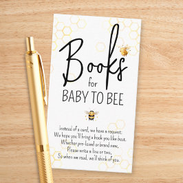 Bee Baby 男女兼用 Shower Bookリクエスト エンクロージャーカード