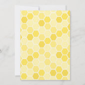 『Bee Baby Shawer What's In Your Backbug Game』（ハンバッ 招待状 (裏面)