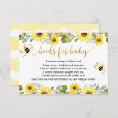 Bee baby showbook request inserts boyベビー エンクロージャーカード (正面/裏面)