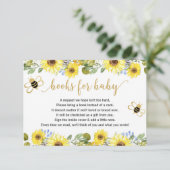 Bee baby showbook request inserts boyベビー エンクロージャーカード (スタンド正面)