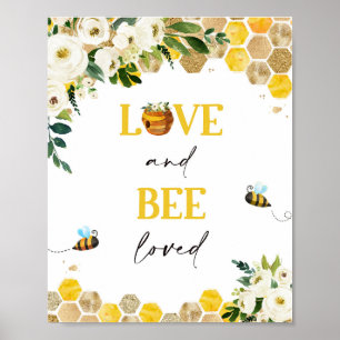 Bee Baby ShowerパーティーサインMommy To Bee Decor Sign ポスター