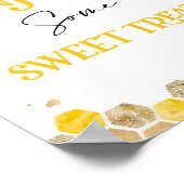 Bee Baby ShowerパーティーサインMommy To Bee Decor Sign ポスター (角)