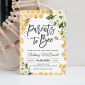 「Bee Baby Shower招待状 親戚向け」 招待状