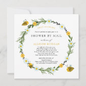 Bee Baby Shower by Mail 招待状 (正面)