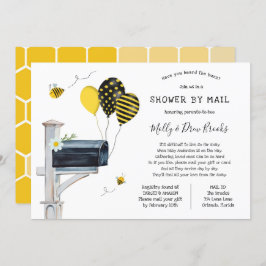 Bee Baby Shower by Mail 招待状