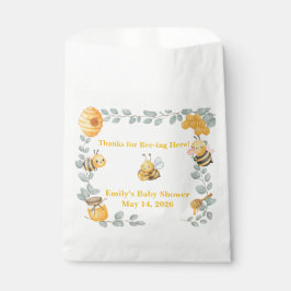 Bee Baby Shower Favor Bag  フェイバーバッグ