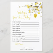 Bee Baby Shower Game -ベビー (正面)