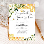 Bee Baby Shower Invitation 招待状