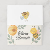 Bee Baby Shower Place Card プレイスカード (外部開封)