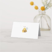 Bee Baby Shower Place Card  プレイスカード (裏面)