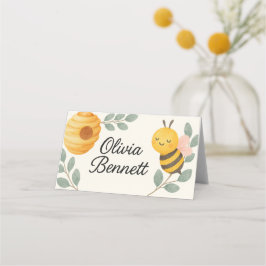 Bee Baby Shower Place Card  プレイスカード