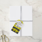 Bee Baby Shower Thank You ギフトタグ (より糸付き)