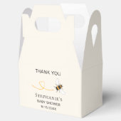 Bee Baby Shower Thank You フェイバーボックス (オープン)