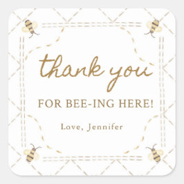 Bee-Bee-Bee-Bee-Bee-Bee-Thank スクエアシール