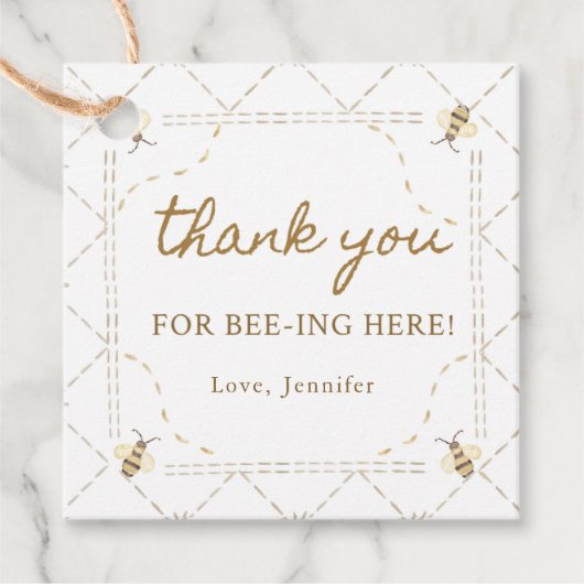 Bee-Bee-Bee-Bee-Bee-Bee-Thank フェイバータグ (正面)