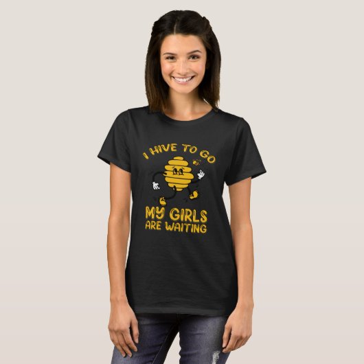 Bee beehive beekeeping bee whisperer beekeeper tシャツ (正面フル)