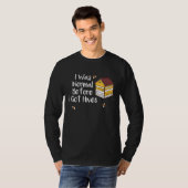 Bee Beekeeper Honey私はHivの前は正常得だった Tシャツ (正面フル)