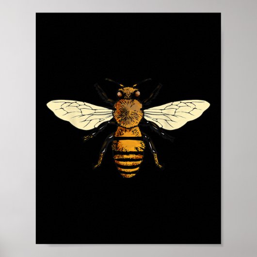 Bee Beekeeper I Bees環境保護Bee ポスター (正面)