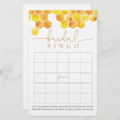 bee bingoブライダルシャワーゲーム (正面/裏面)