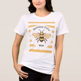 Bee Birthday Girl's Mom Party トライブレンドＴシャツ
