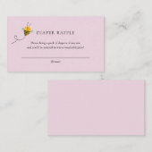 Bee Books forベビー挿入カード エンクロージャーカード (正面/裏面)