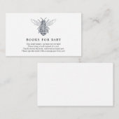 Bee Books forベビー挿入カード エンクロージャーカード (正面/裏面)