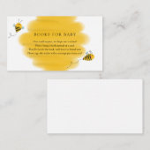 Bee Books forベビー挿入カード エンクロージャーカード (正面/裏面)