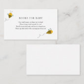 Bee Books forベビー挿入カード エンクロージャーカード (正面/裏面)