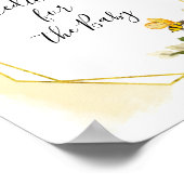 Bee Botanicalフローラベビーポスター ポスター (角)