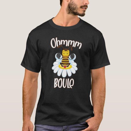 Bee Boule Meditation Ohm Outfit for Petanque Playe Tシャツ (正面)