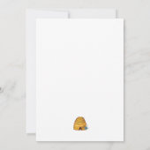 Bee Bridal Showerの招待 招待状 (裏面)