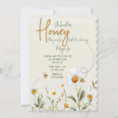 Bee Bridal Showerの招待 招待状 (正面)