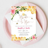 Bee Bridal Shower Invitation 招待状