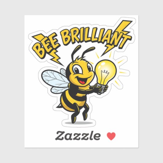 Bee Brilliant Sticker シール (シート)