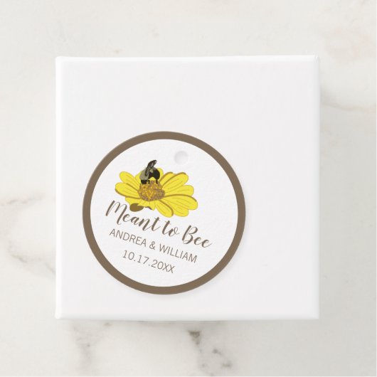 Bee BrownとYellow Honey Bee'結婚sの略 フェイバータグ (インサイチュ)