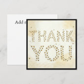 Bee Bug Boy Baby Shower thank you card (正面/裏面)