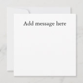 Bee Bug Boy Baby Shower thank you card (裏面)