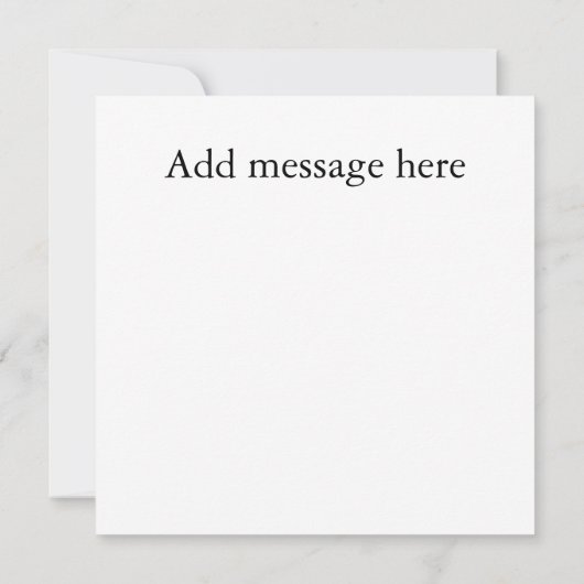 Bee Bug Boy Baby Shower thank you card (裏面)