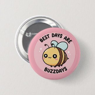 Bee Button – Cute Kawaii Bumblebee Pin 缶バッジ